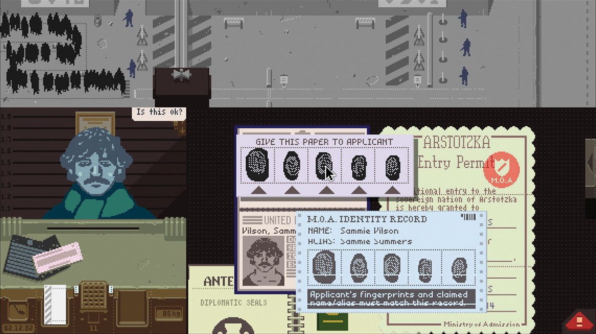 Карта papers please для маппинга