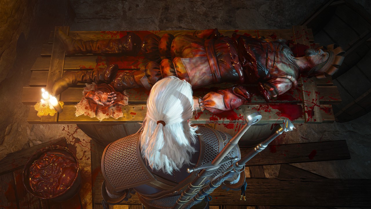 The witcher 3 brutal blood фото 22